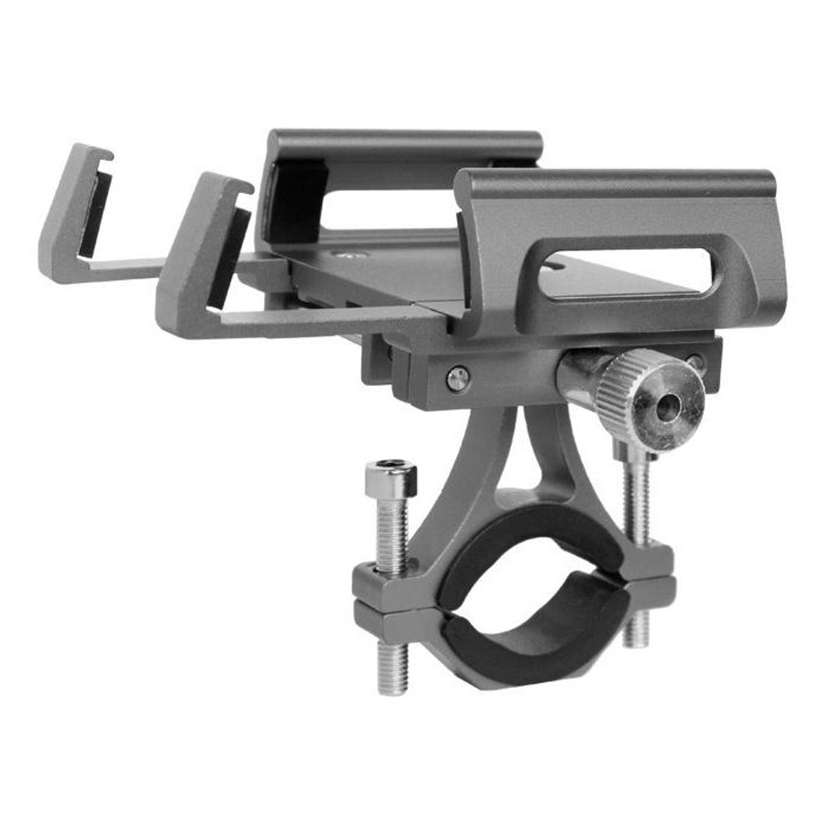 GENERICO - Soporte Regulable para Smartphone en Aluminio Gris