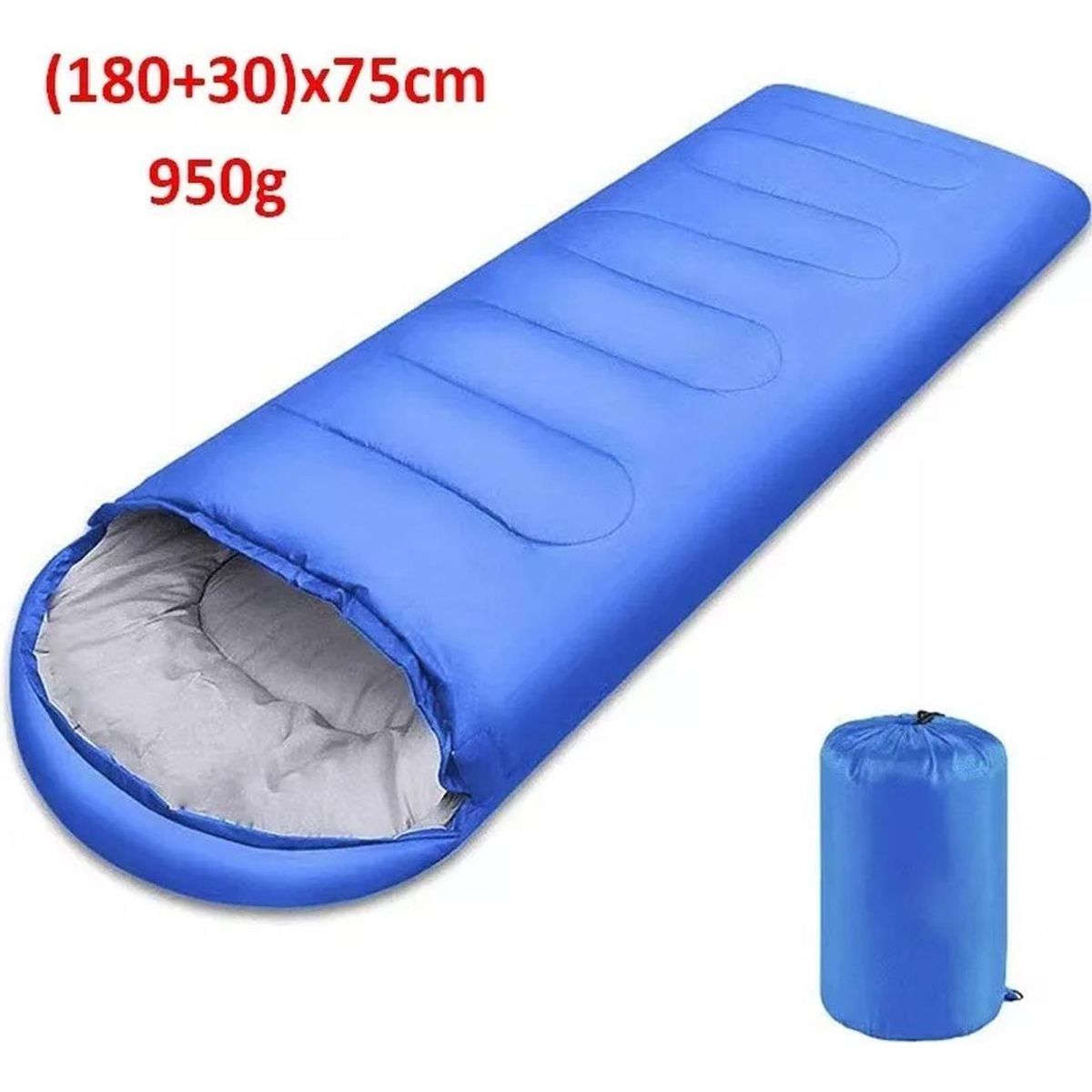 GENERICO - Saco de Dormir de Algodón con Capucha para Camping