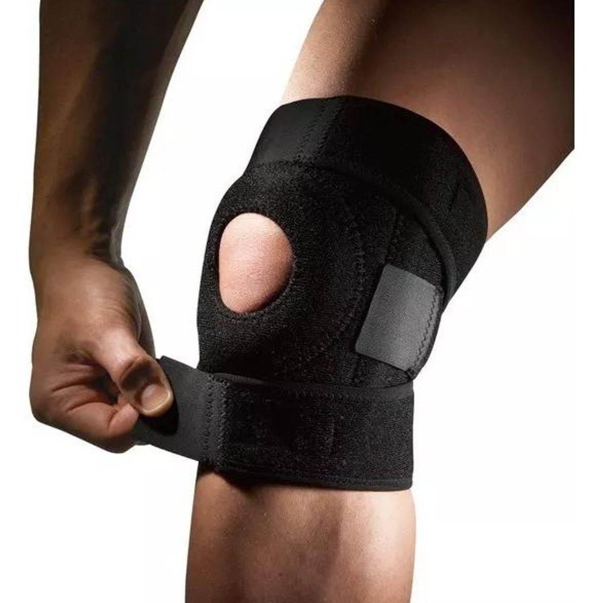 GENERICO - Rodillera Ortopédica Ajustable con Soporte para Rótula.-