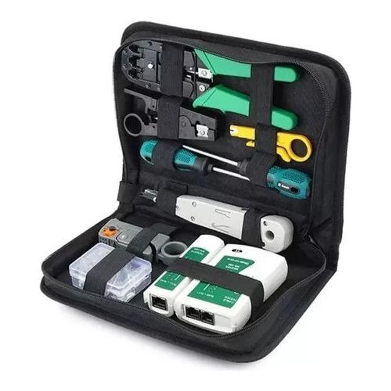 GENERICO - Kit de Herramientas para Crimpar y Pelar Cables