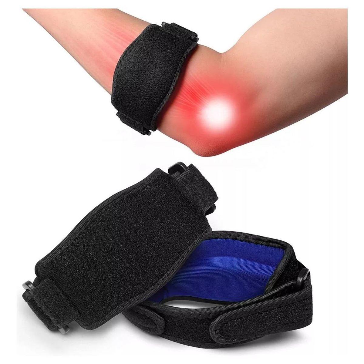 GENERICO - Pack de 2 Soportes para Codo - Alivio Epicondilitis