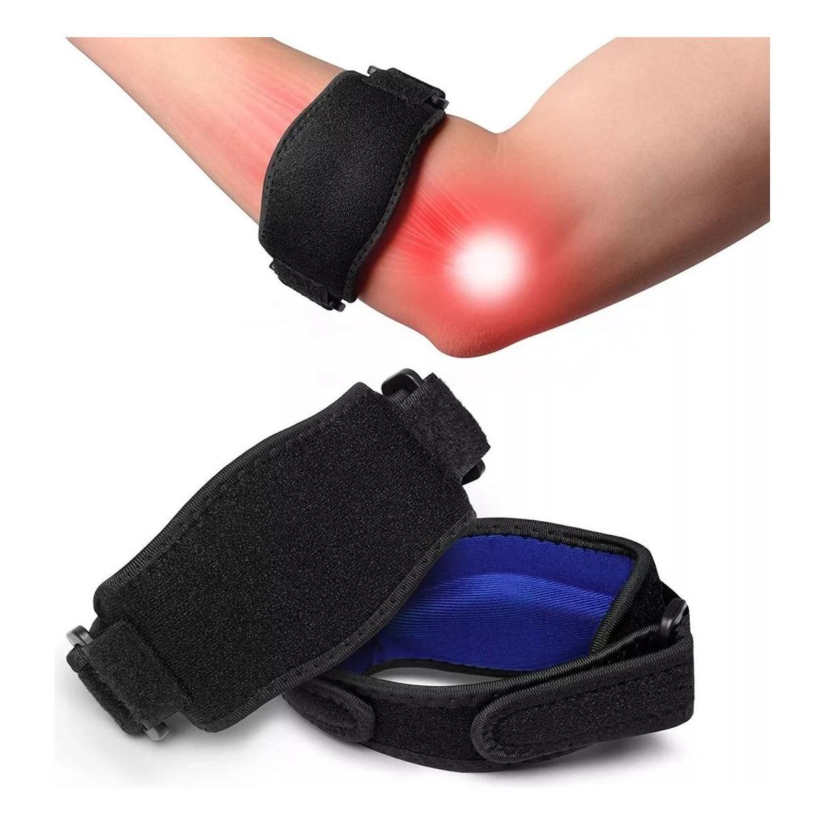 GENERICO - Pack de 2 Soportes para Codo - Alivio Epicondilitis