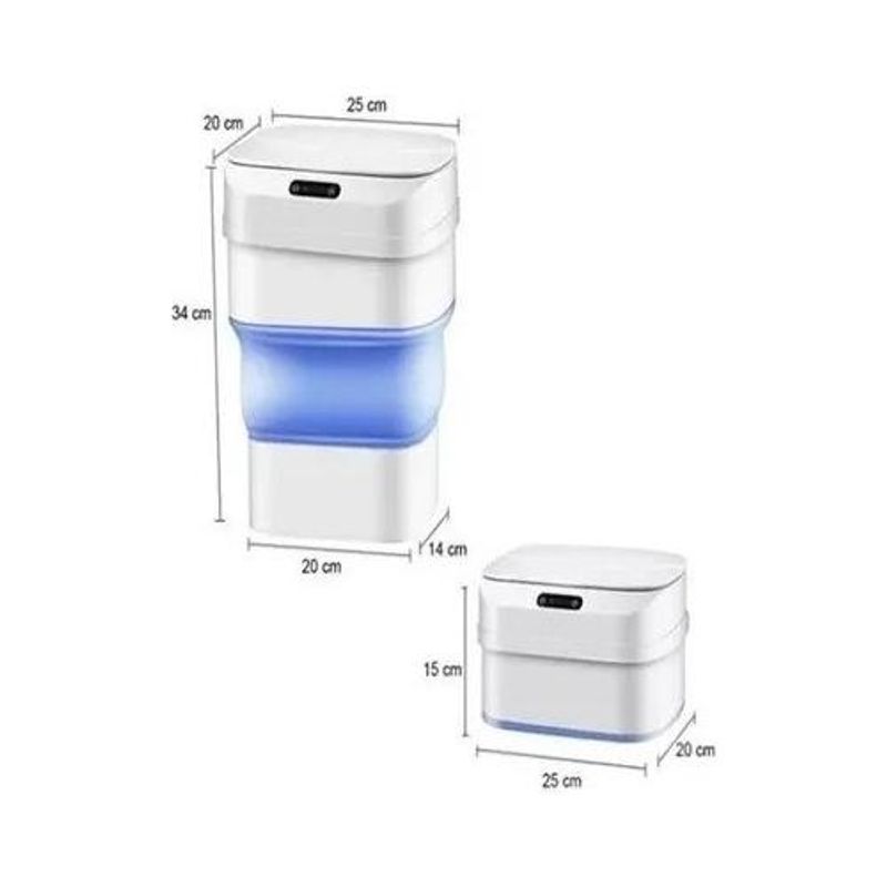 GENERICO - Papelero Automático Inteligente con Sensor de Proximidad