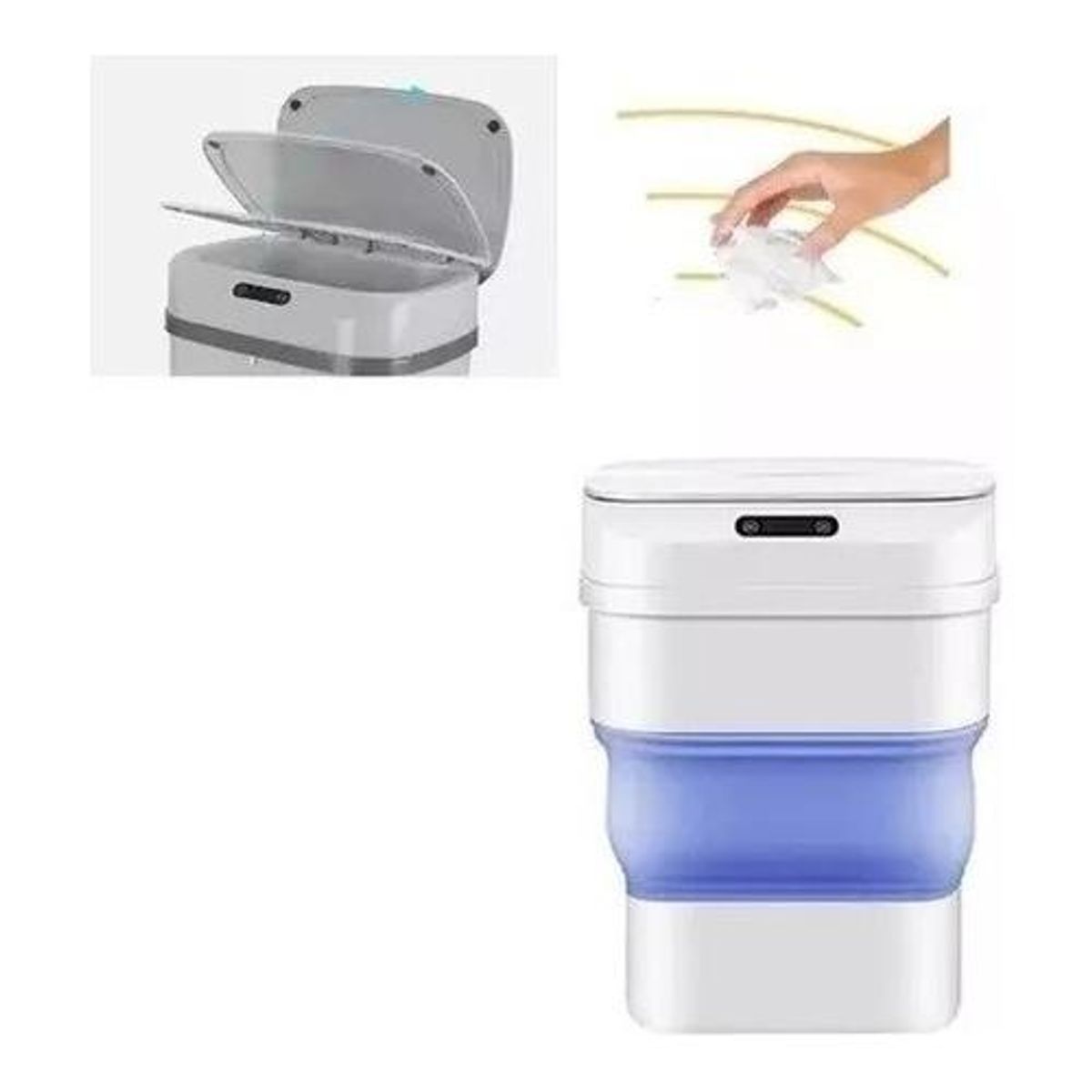 GENERICO - Papelero Automático Inteligente con Sensor de Proximidad