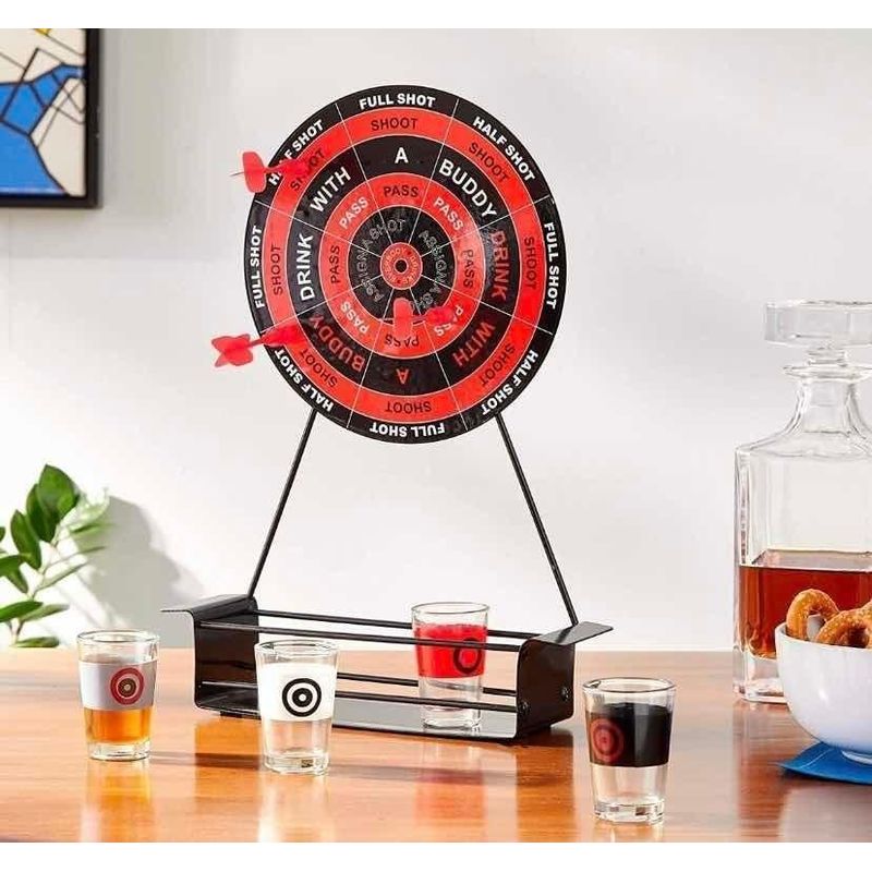GENERICO - Juego de Mini Dardos Magnéticos para Vasos de Chupito