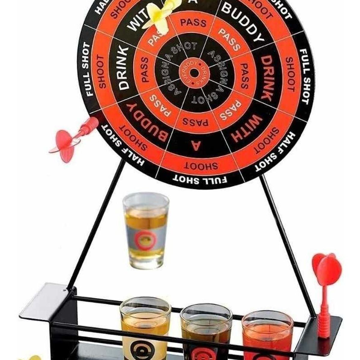 GENERICO - Juego de Mini Dardos Magnéticos para Vasos de Chupito