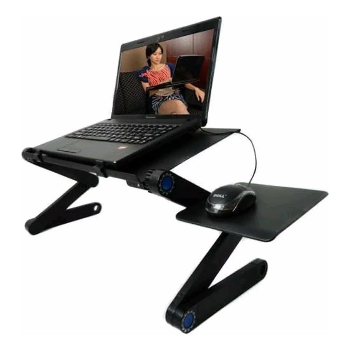 GENERICO - Mesa Plegable Portátil con Ventiladores para Notebook