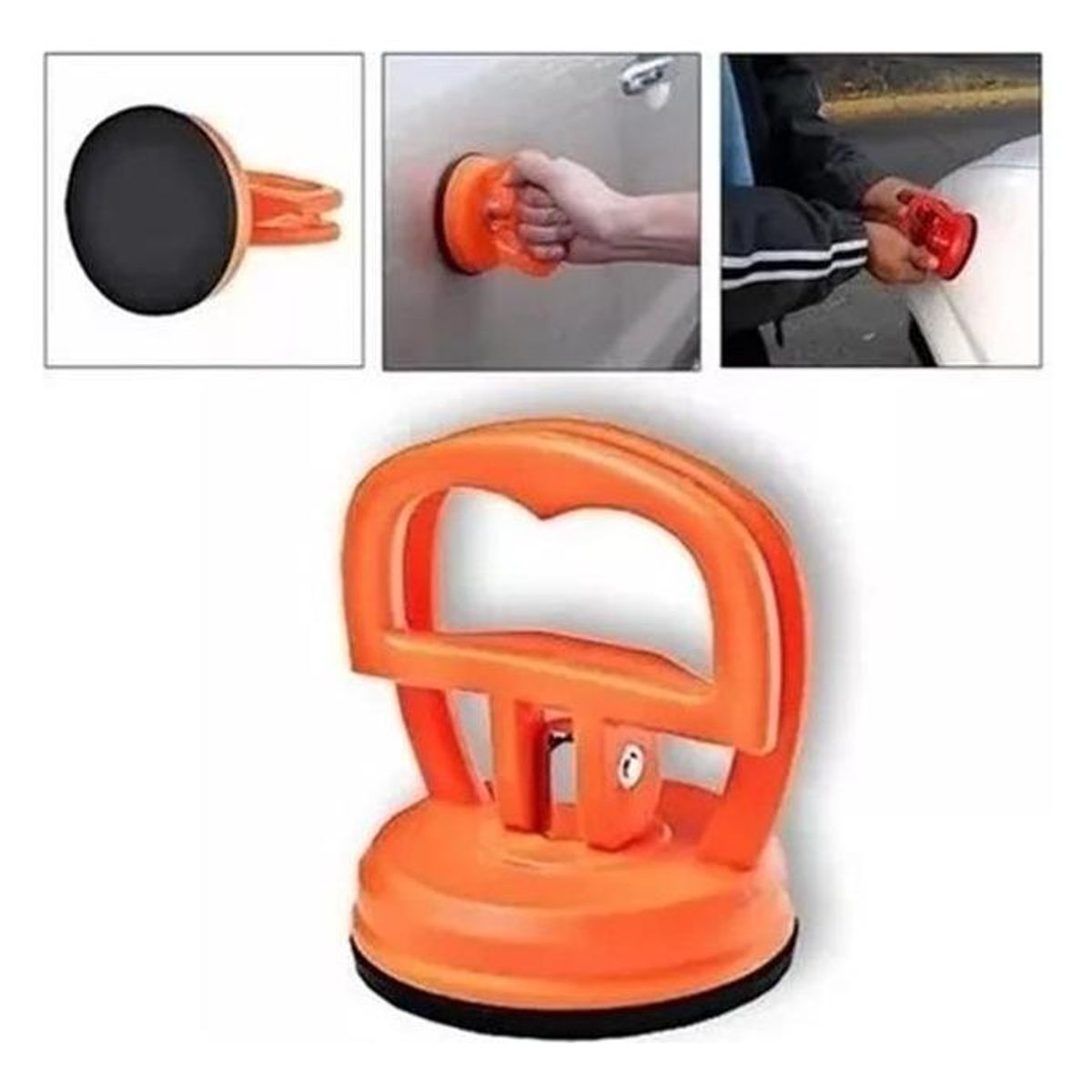 GENERICO - Set de 4 Ventosas para Desabollar y Levantar Objetos.