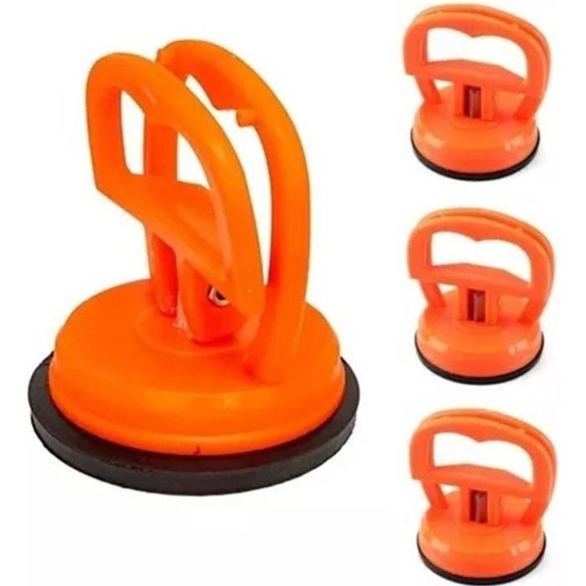 GENERICO - Set de 4 Ventosas para Desabollar y Levantar Objetos.
