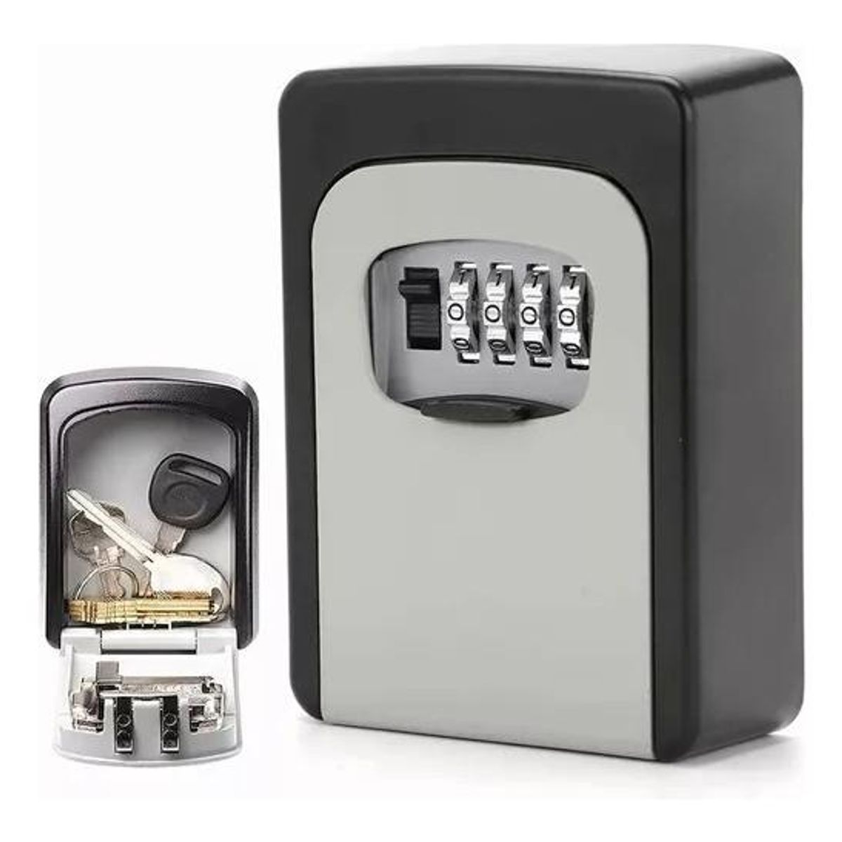 GENERICO - Caja de Seguridad para Llaves con Combinación de 4 Dígitos.