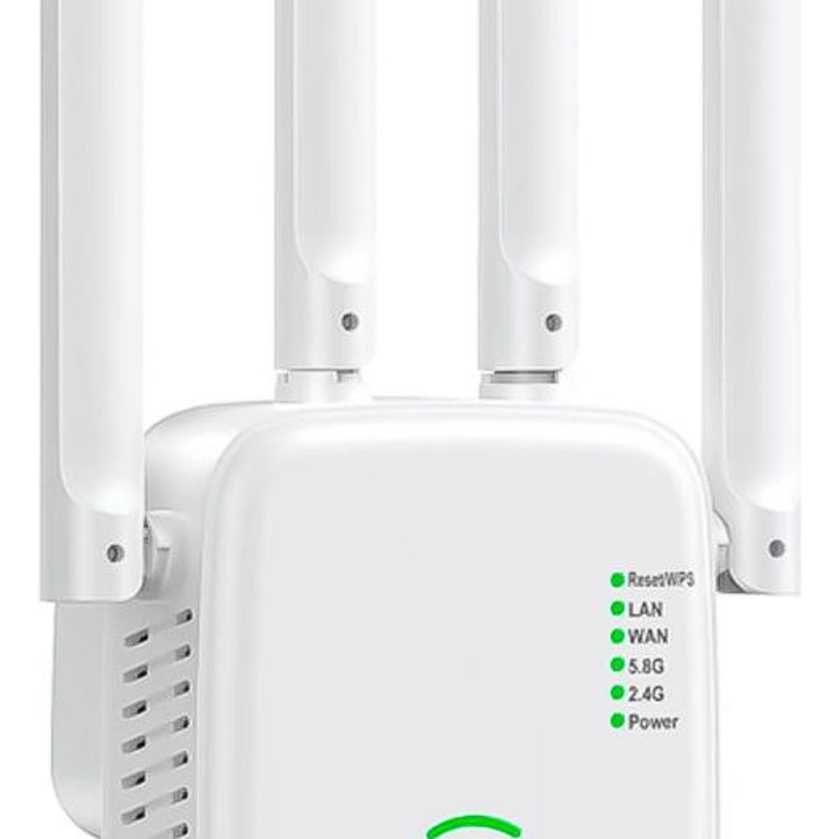GENERICO - Repetidor WiFi Access Point con 4 Antenas 3000 Mbps Blanco