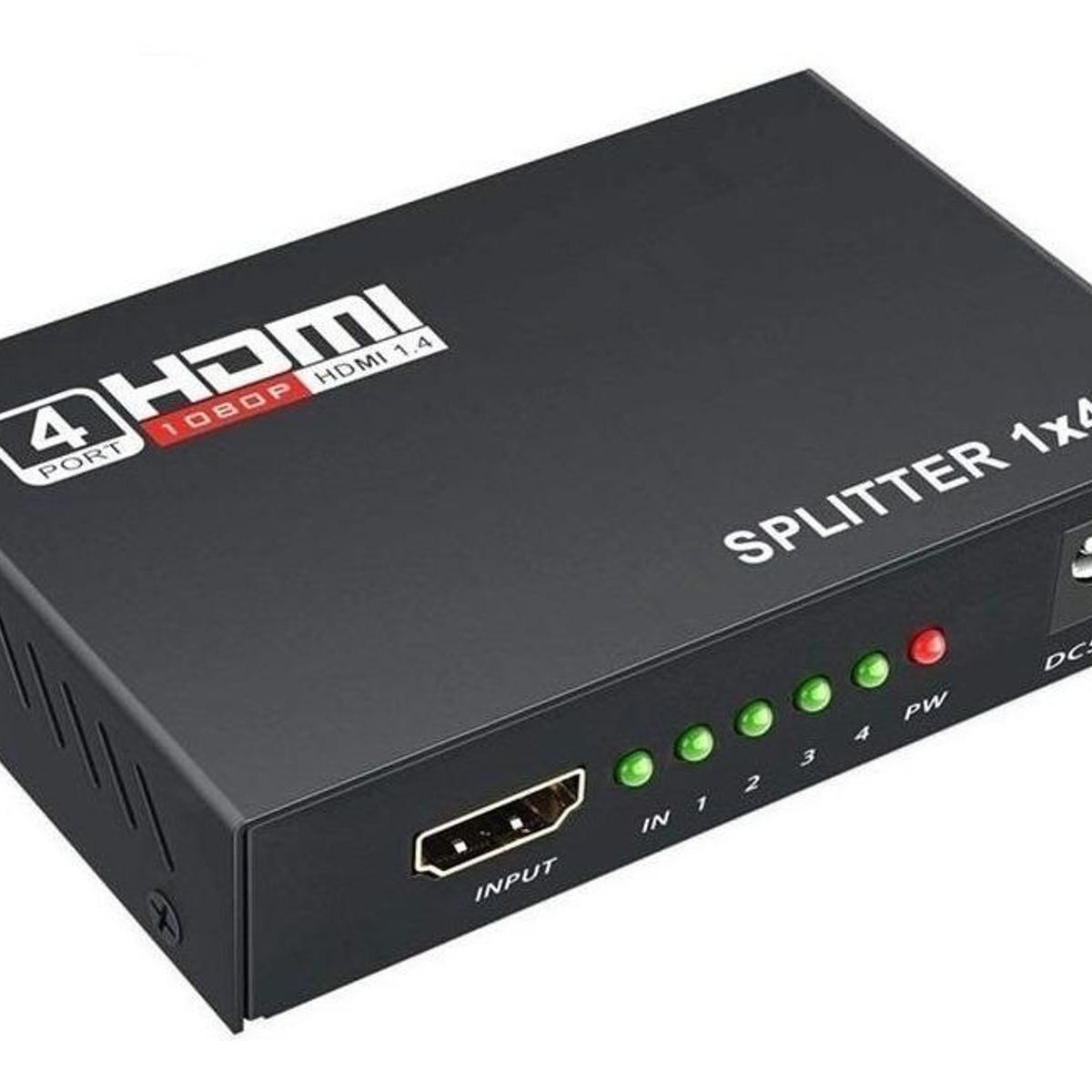 GENERICO - Splitter HDMI 1x4 para Clonar Pantallas en 4K UHD