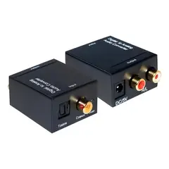 GENERICO - Conversor Digital a RCA con Adaptador de 5V y Cable Inclusivo