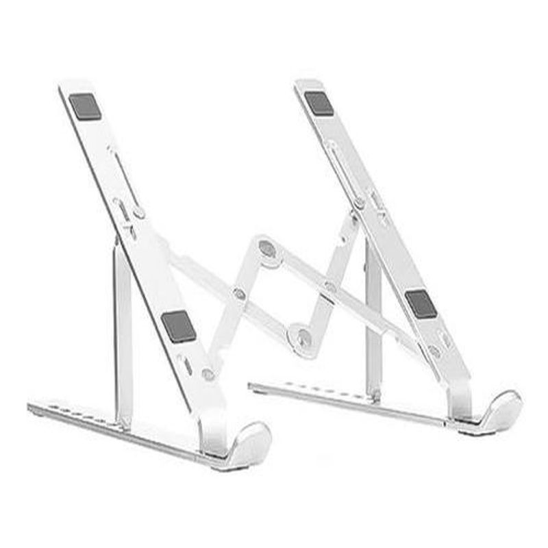 GENERICO - Soporte Plegable de Aluminio para Notebook 7 Niveles Ajustables