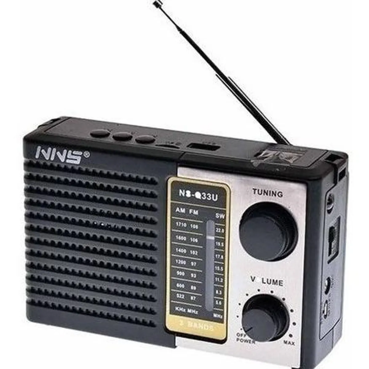 GENERICO - Parlante Portátil Recargable con Radio y USB