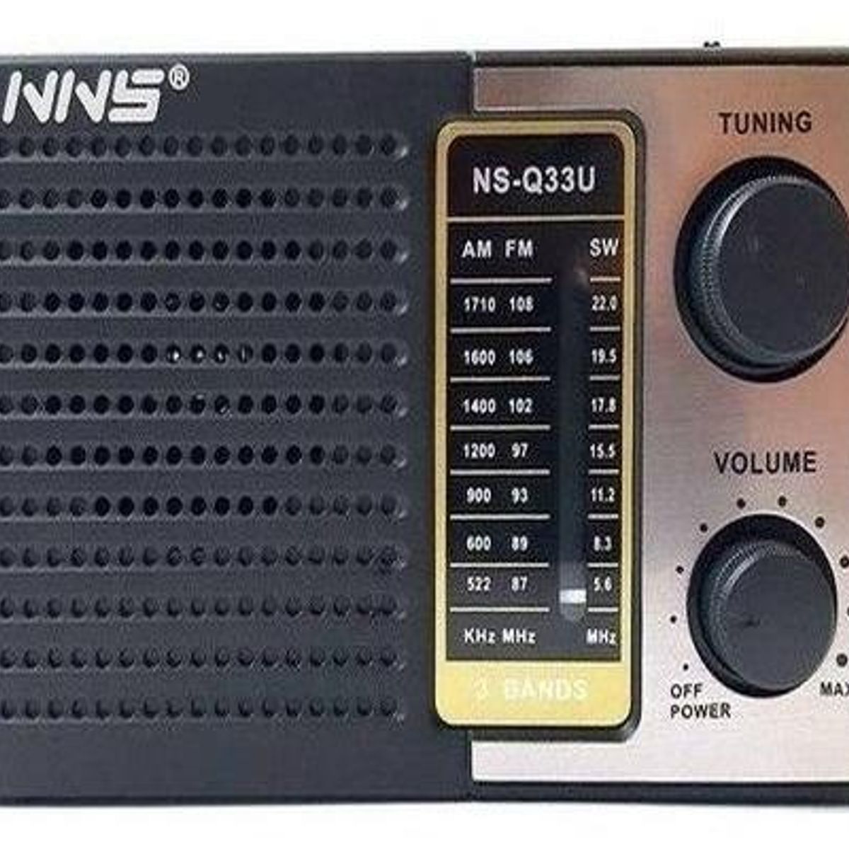 GENERICO - Parlante Portátil Recargable con Radio y USB