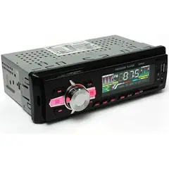 GENERICO - Radio de Auto 1 Din Bluetooth USB MP3 SD Aux FM 60W x 4