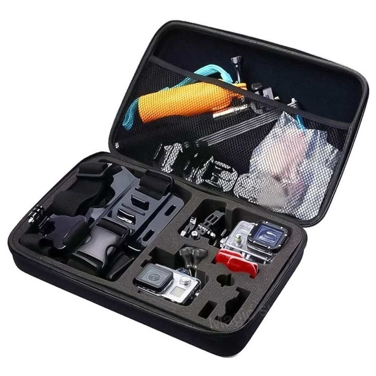 GENERICO - Kit Completo de Accesorios para Cámara Deportiva GoPro - 28 Piezas.