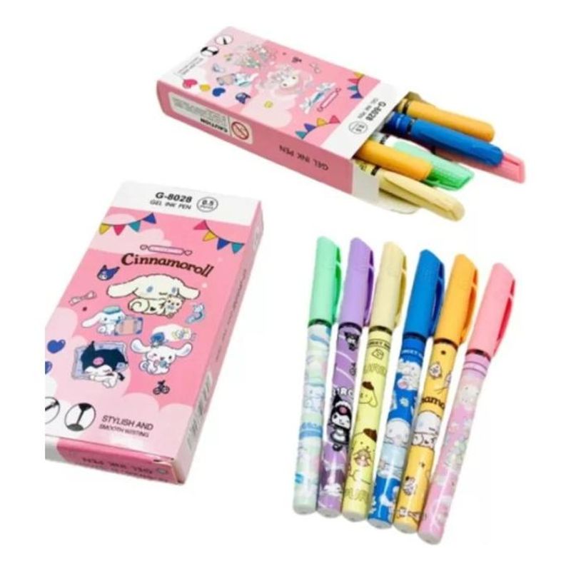 GENERICO - Caja de 12 Lápices de Gel de 05mm para Escritura