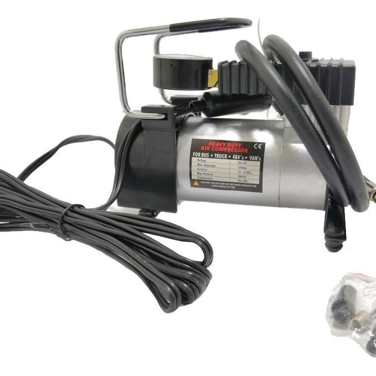 GENERICO - Compresor de Aire 12V para Neumáticos 140 PSI