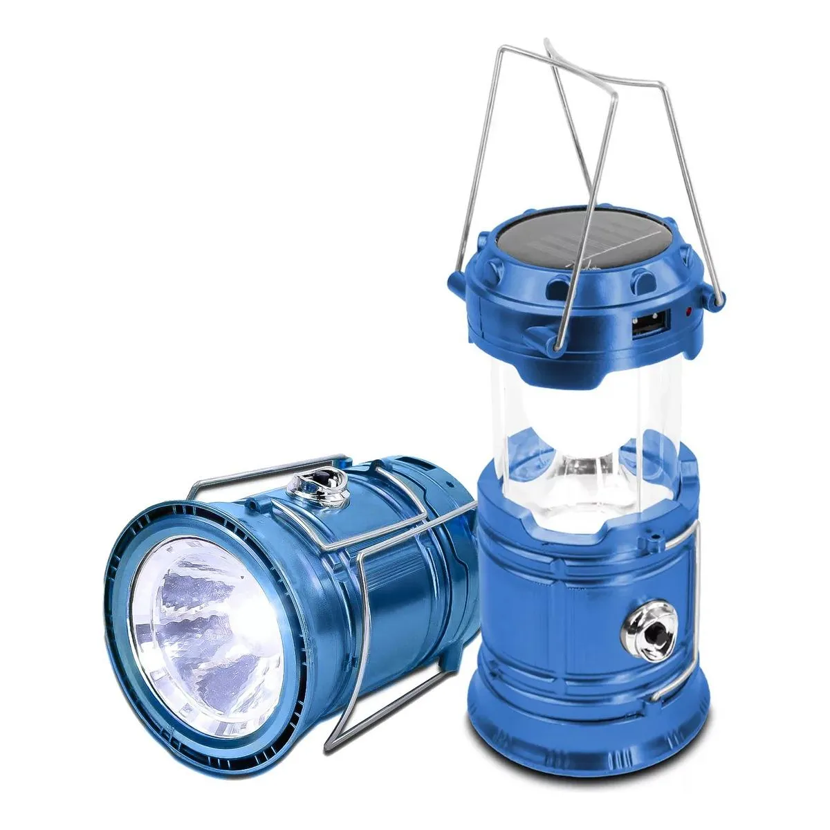 GENERICO - Lámpara Led Solar Recargable para Camping y Emergencias