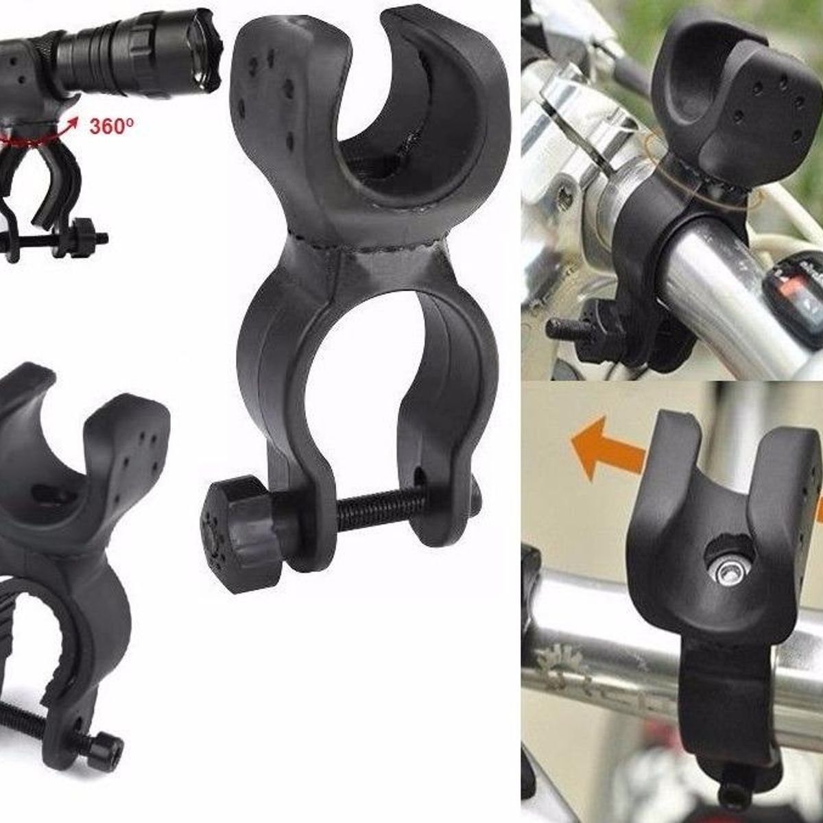 GENERICO - Soporte Regulable para Montura de Bicicleta - Pack X20