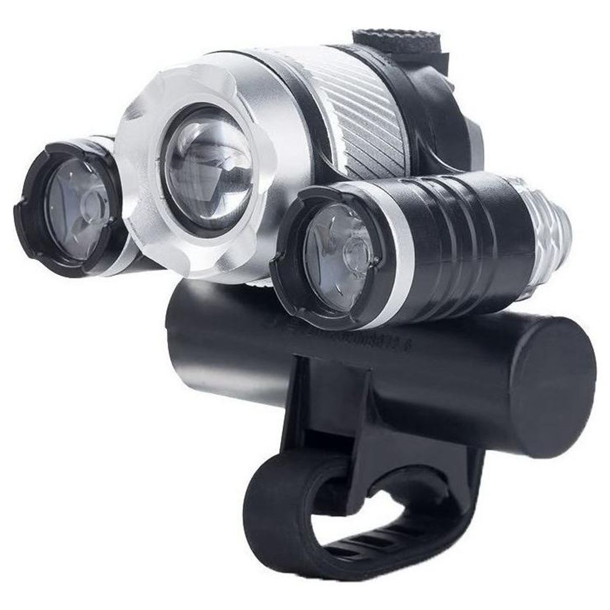 GENERICO - Luz Delantera LED Recargable para Bicicleta con Zoom