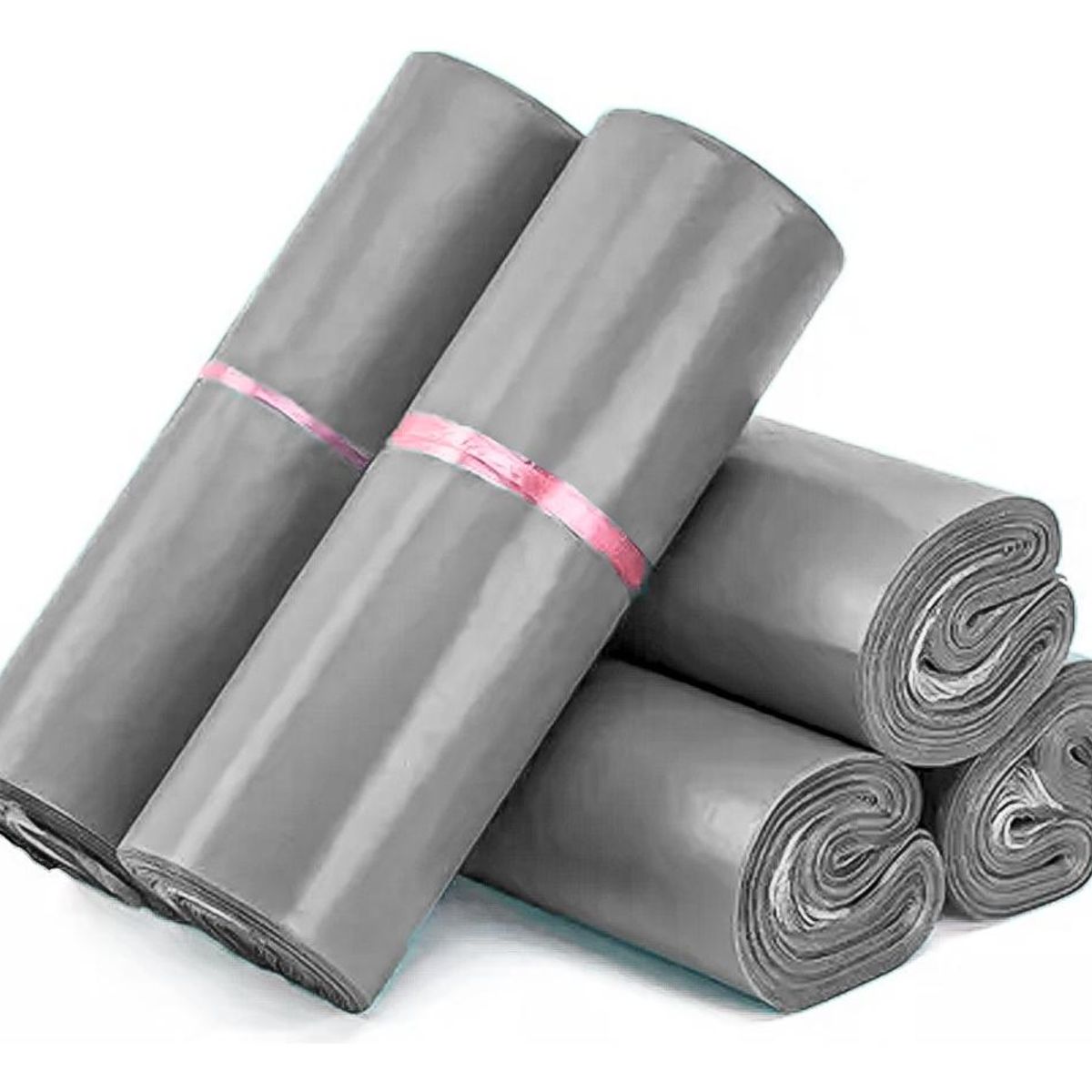 GENERICO - Pack de 100 Bolsas Courier Autoadhesivas Negras 17x30 cm