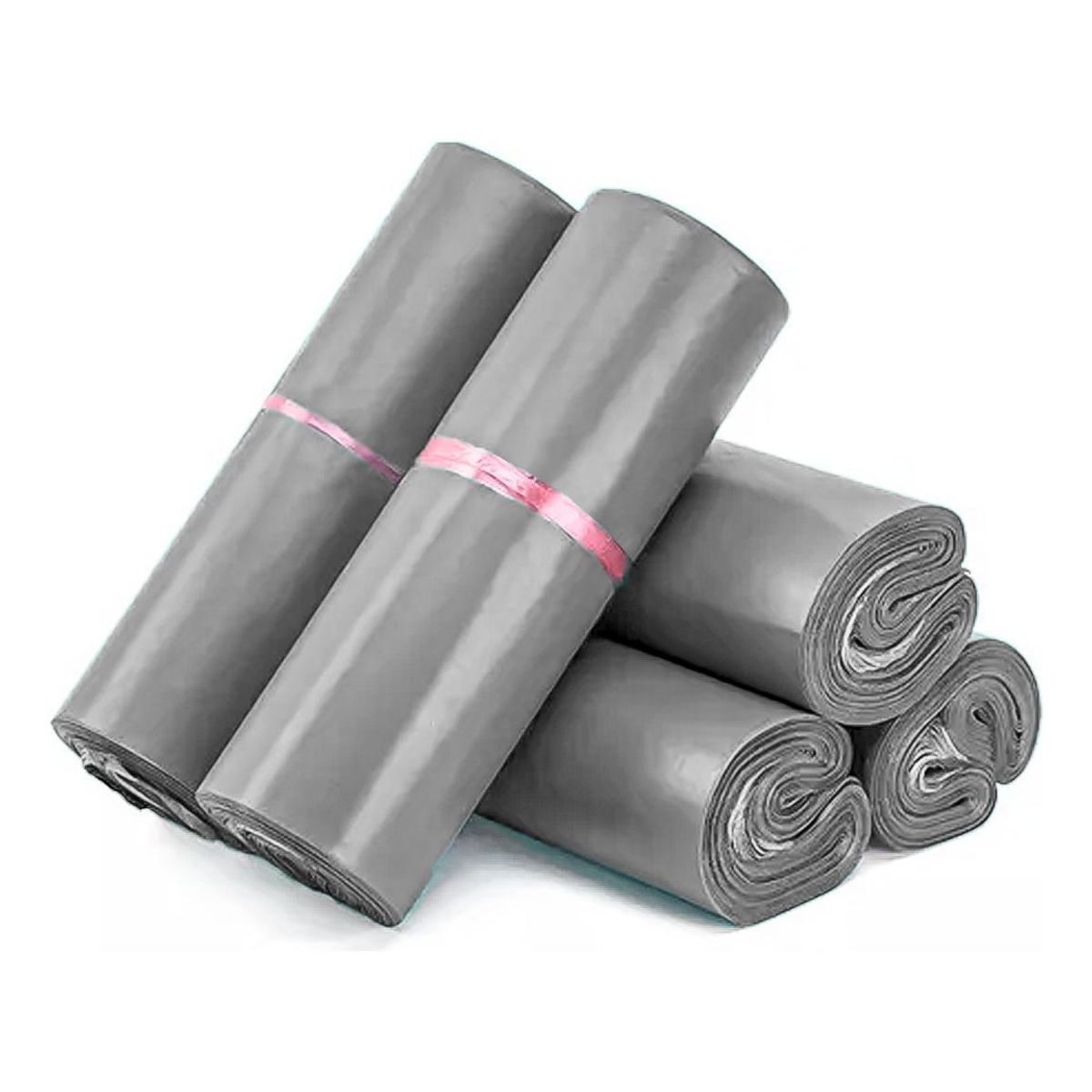 GENERICO - Pack de 100 Bolsas Courier Autoadhesivas Negras 17x30 cm