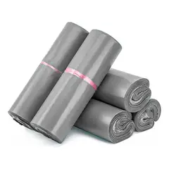 GENERICO - Pack de 100 Bolsas Courier Autoadhesivas Negras 17x30 cm