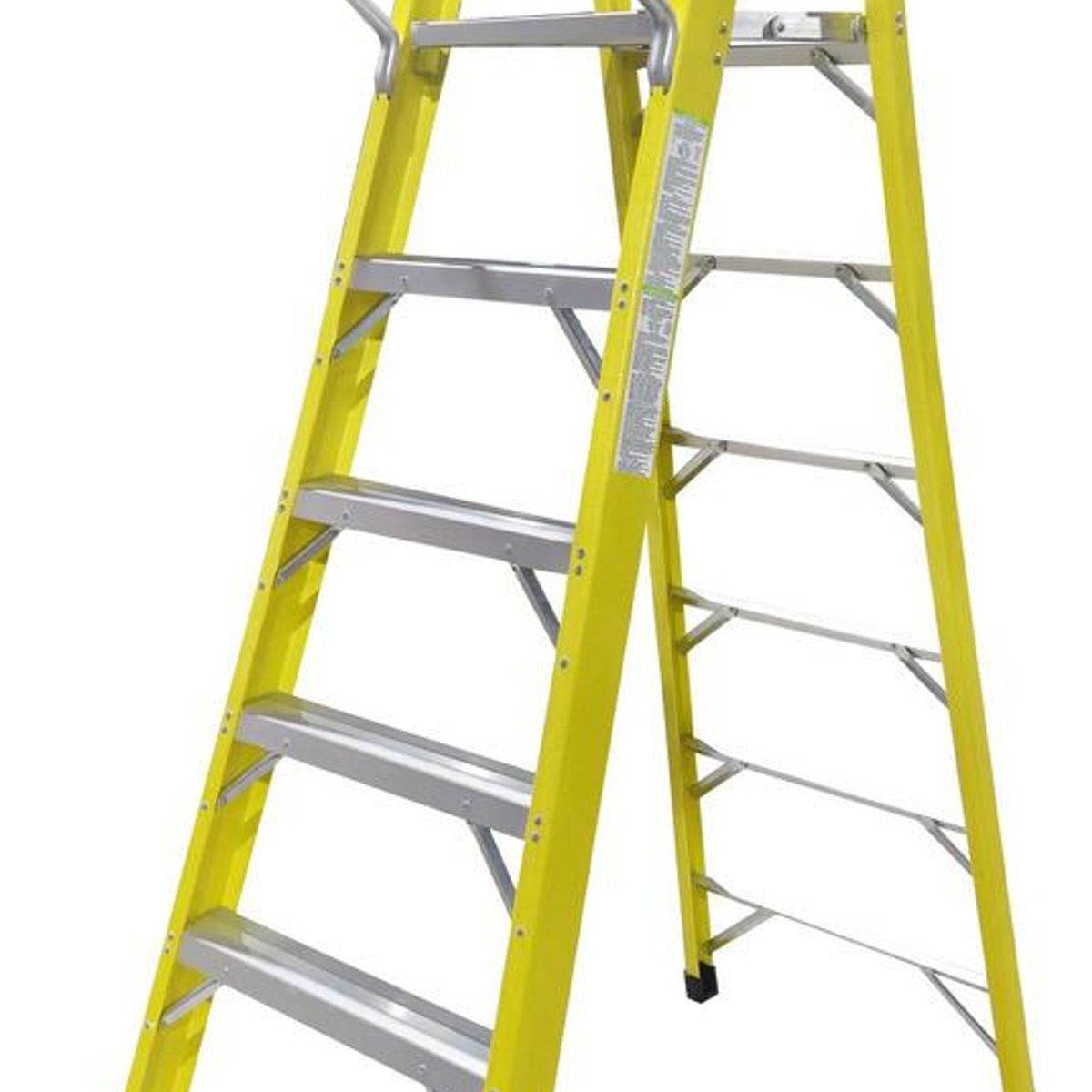 GENERICO - Escalera Tijera 6 Escalones Fibra de Vidrio 2m