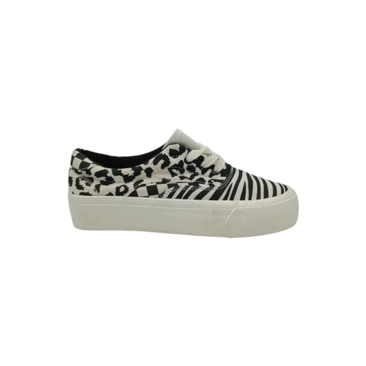 HERIEL - Zapatilla Blanca Print Mujer