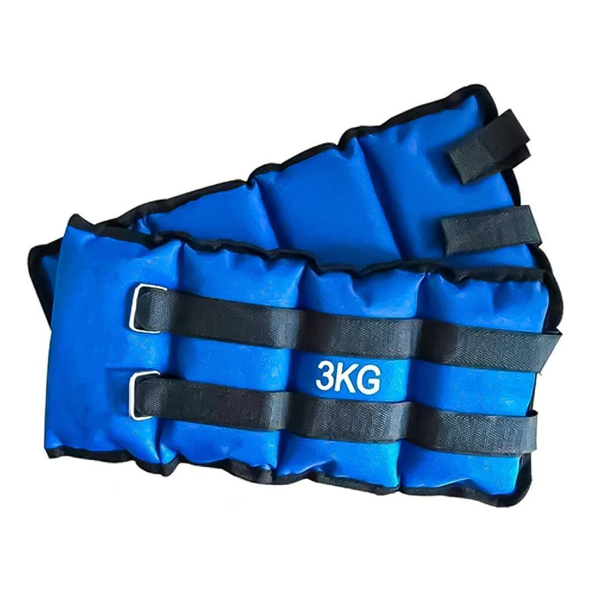 GENERICO - Par de Pesas Tobilleras y Muñecas de 3kg cada una