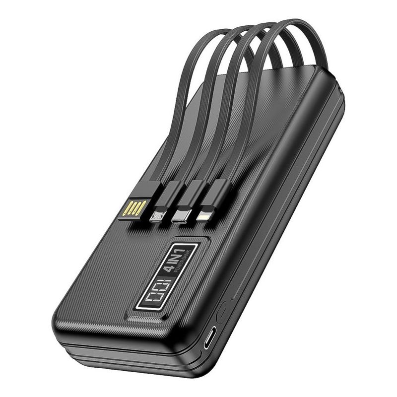 GENERICO - Power Bank Aspor A301 20000mAh con Pantalla LCD