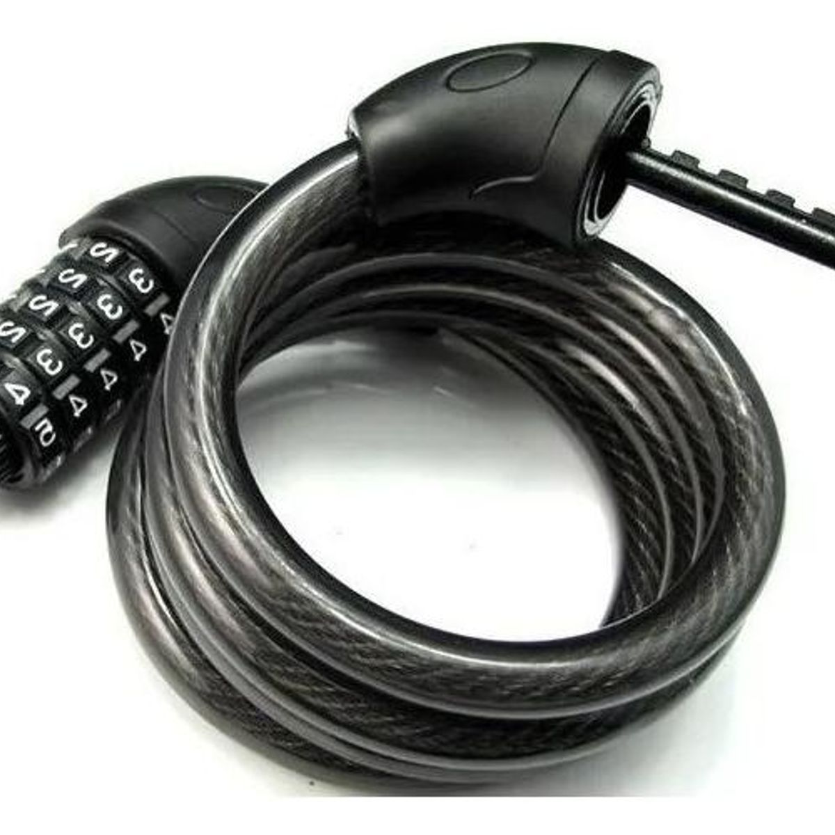 GENERICO - Candado de Bicicleta con Clave y Cubre Asiento Gel.