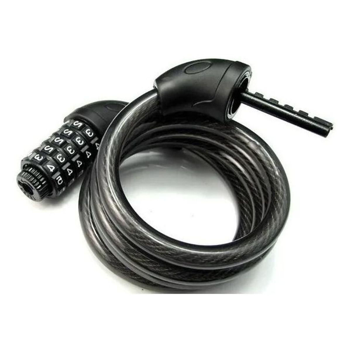 GENERICO - Candado de Bicicleta con Clave y Cubre Asiento Gel.