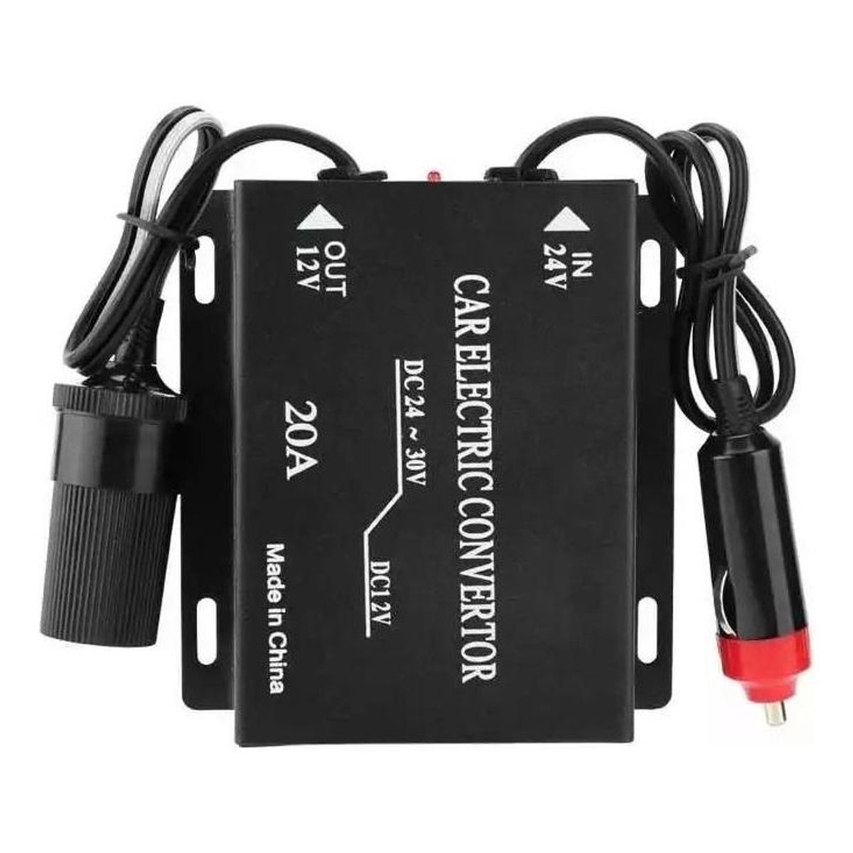 GENERICO - Convertidor DC-DC 24V a 12V 20A Alta Eficiencia IP68