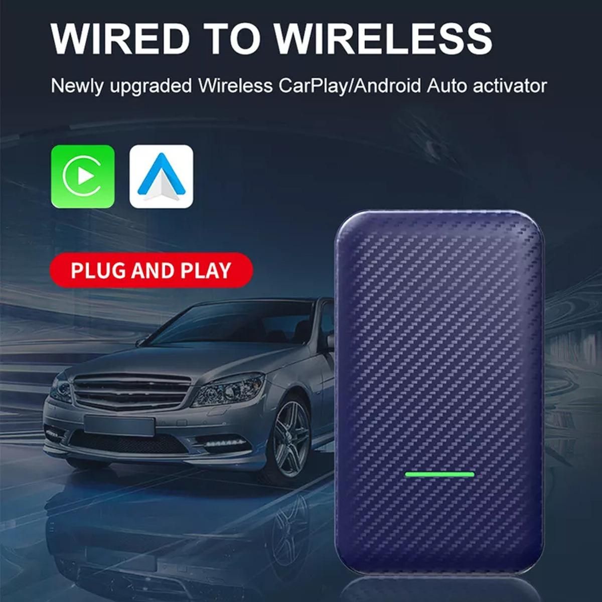 GENERICO - Adaptador Inalámbrico para Android Auto y Carplay