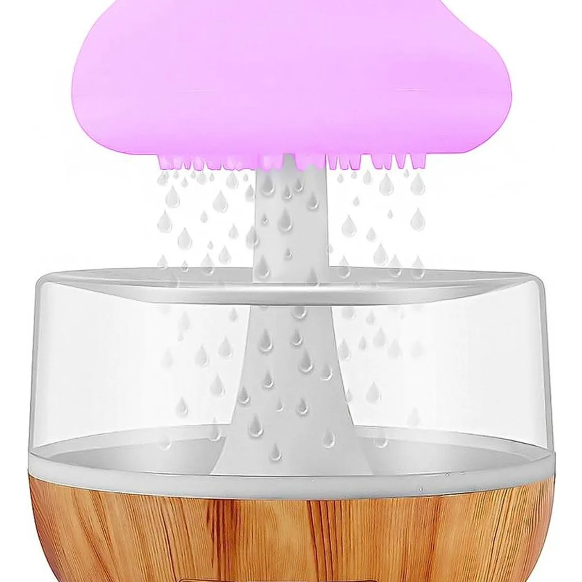 GENERICO - Humidificador Ultrasonico 280ml con Temporizador y LED.