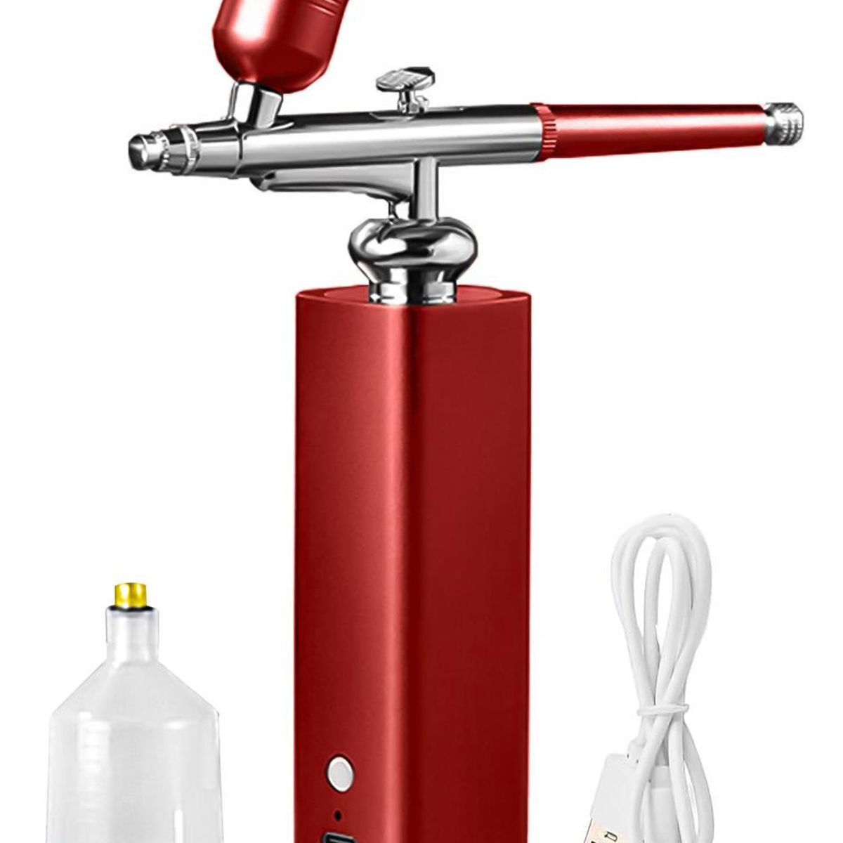 GENERICO - Kit de Aerógrafo Portátil con Compresor USB Profesional