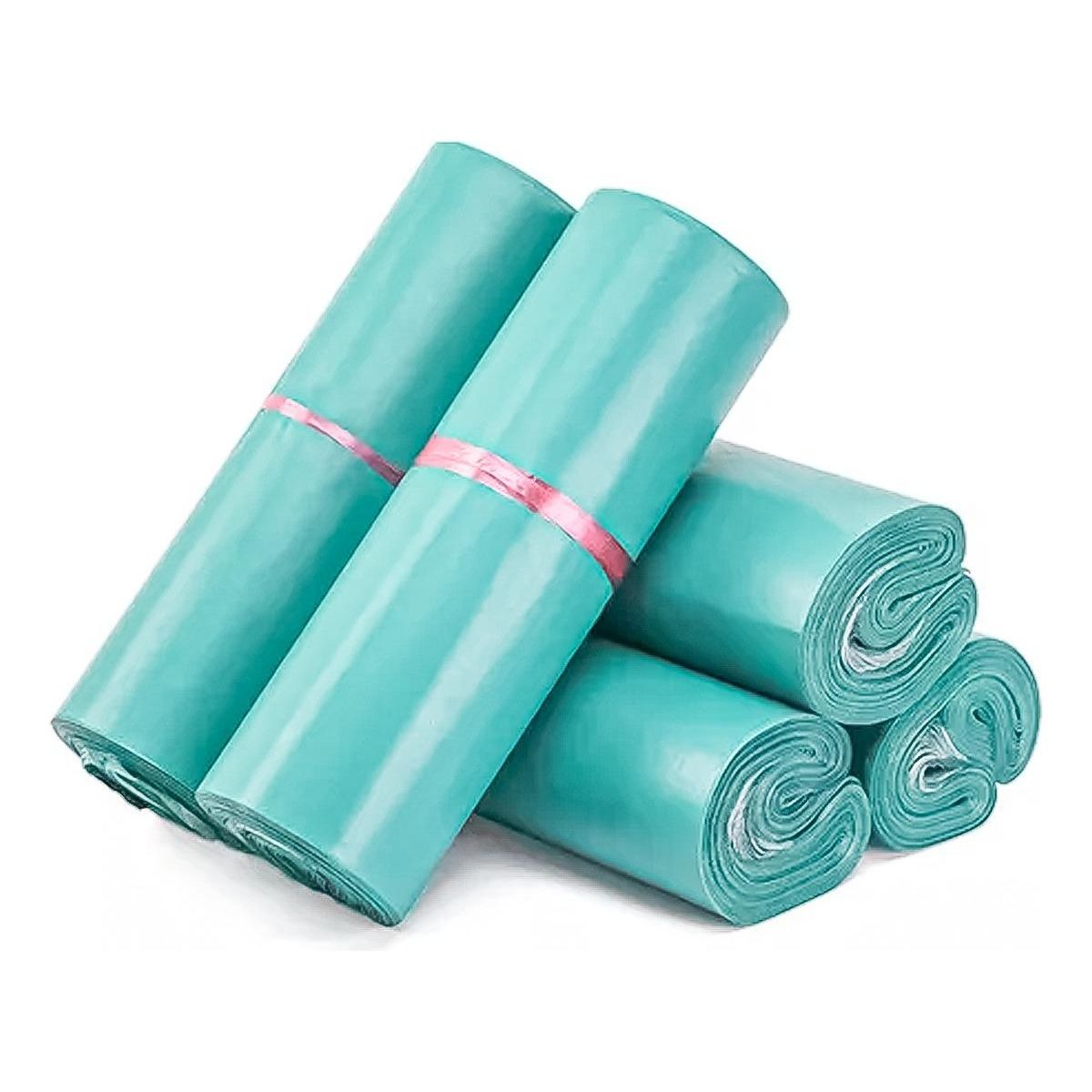 GENERICO - Pack de 100 Bolsas Courier Autoadhesivas Verdes 35x45cm