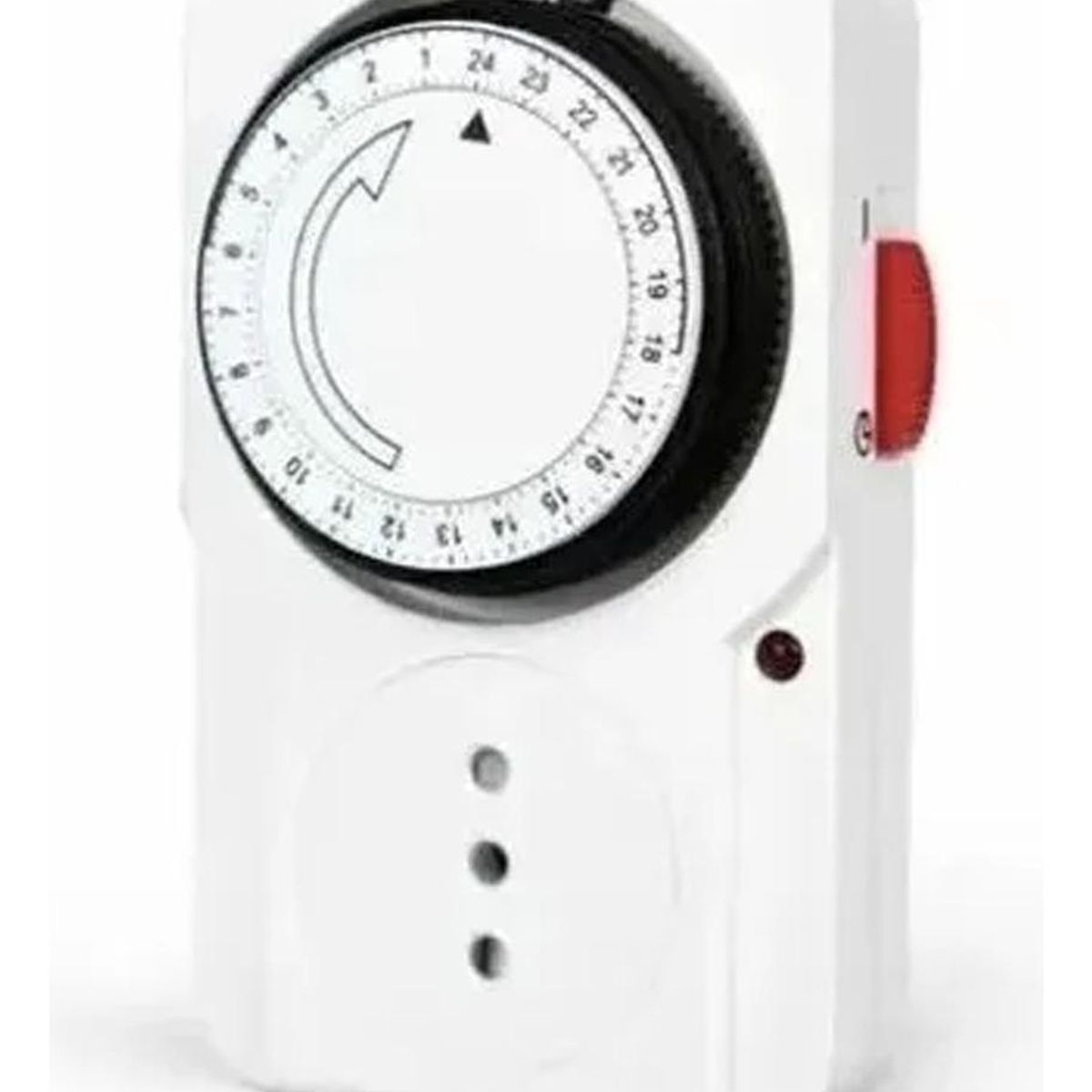 GENERICO - Pack de 2 Temporizadores Analógicos de 24 Horas