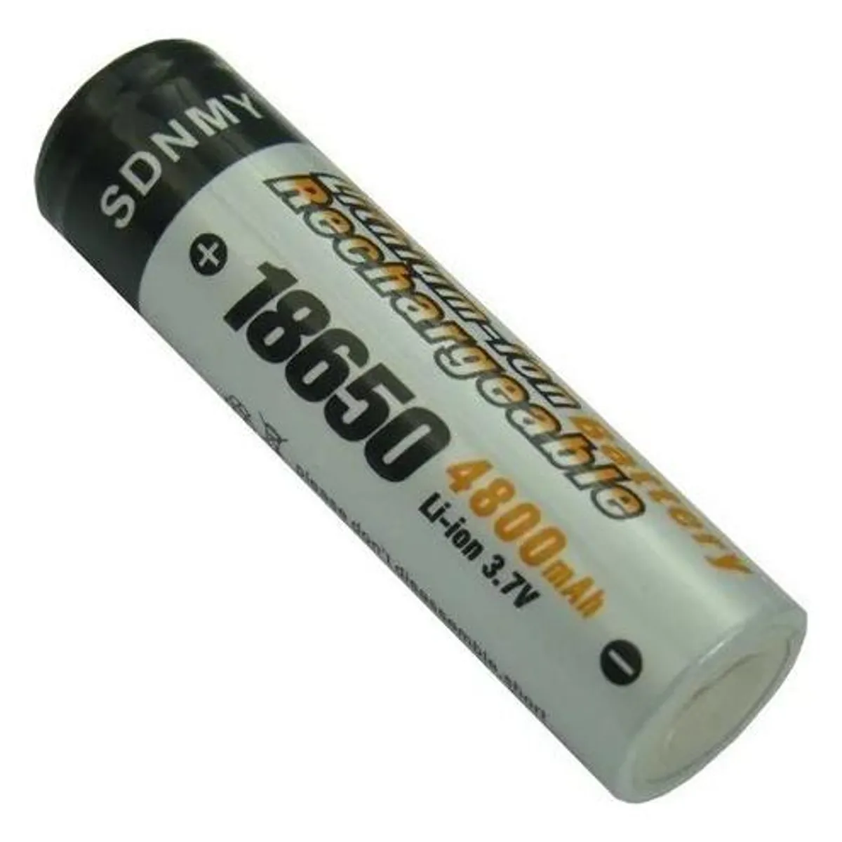 GENERICO - Pack de 5 Baterías Recargables 18650 de 4800 mAh