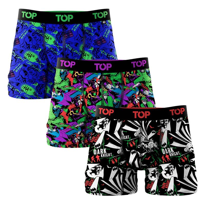 TOP - Bóxer Medio Algodón DC Pack 3 C16 Top.