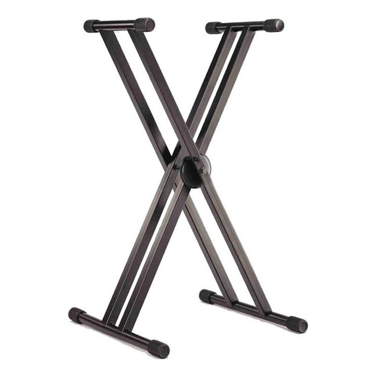 GENERICO - Atril Ajustable para Teclado Doble con Soporte Plegable