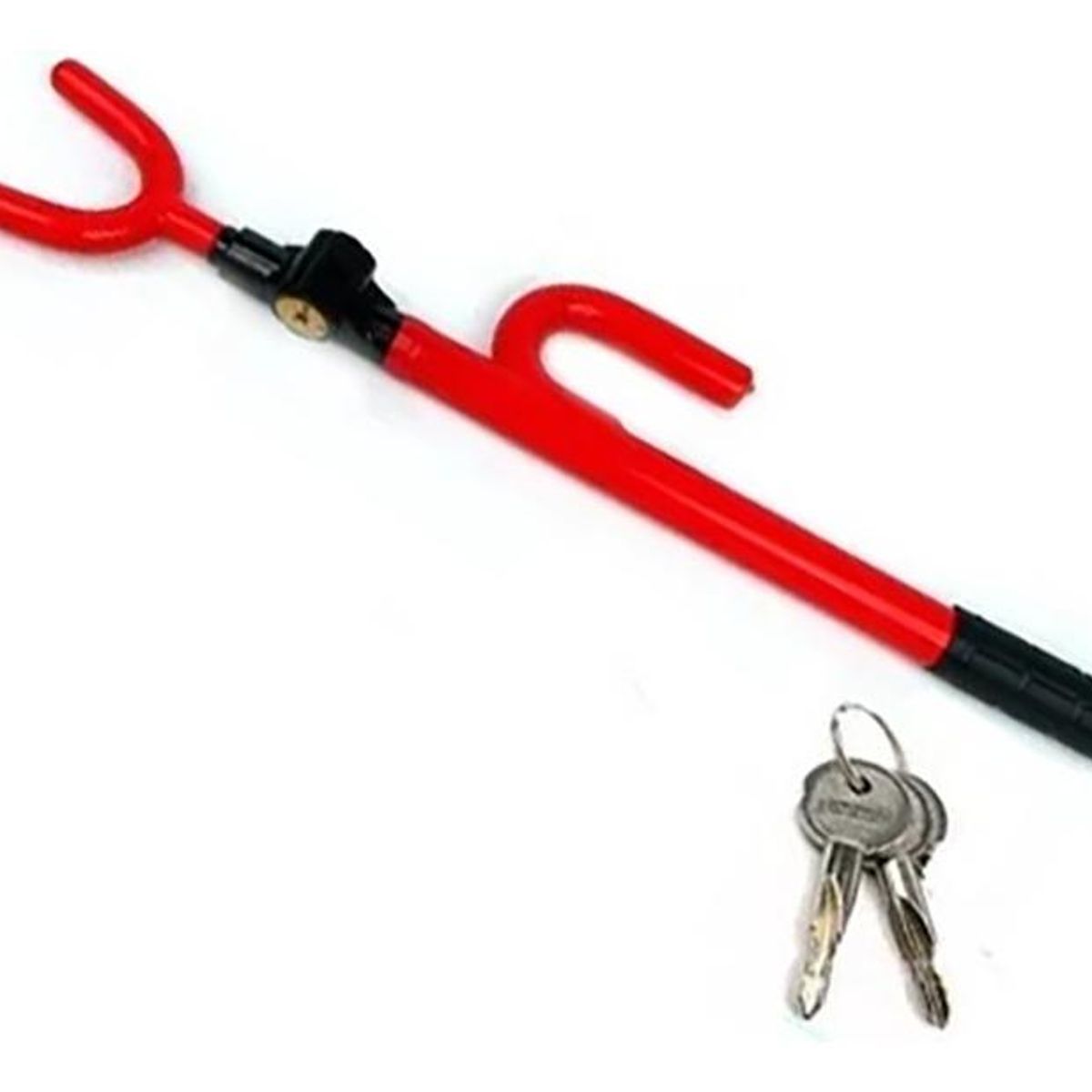 GENERICO - Traba Volante Antirrobo para Auto - Doble Seguridad