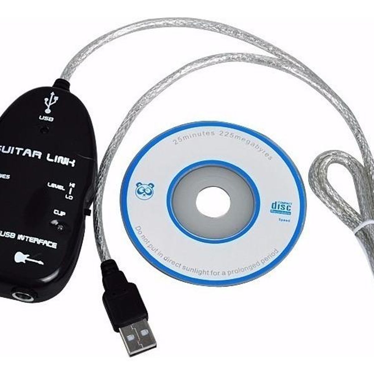 GENERICO - Adaptador USB para Guitarra - Conexión a PC y Amplificación