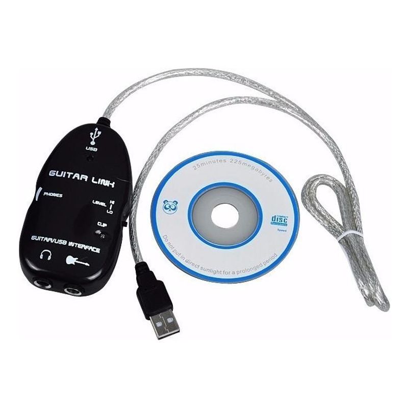 GENERICO - Adaptador USB para Guitarra - Conexión a PC y Amplificación