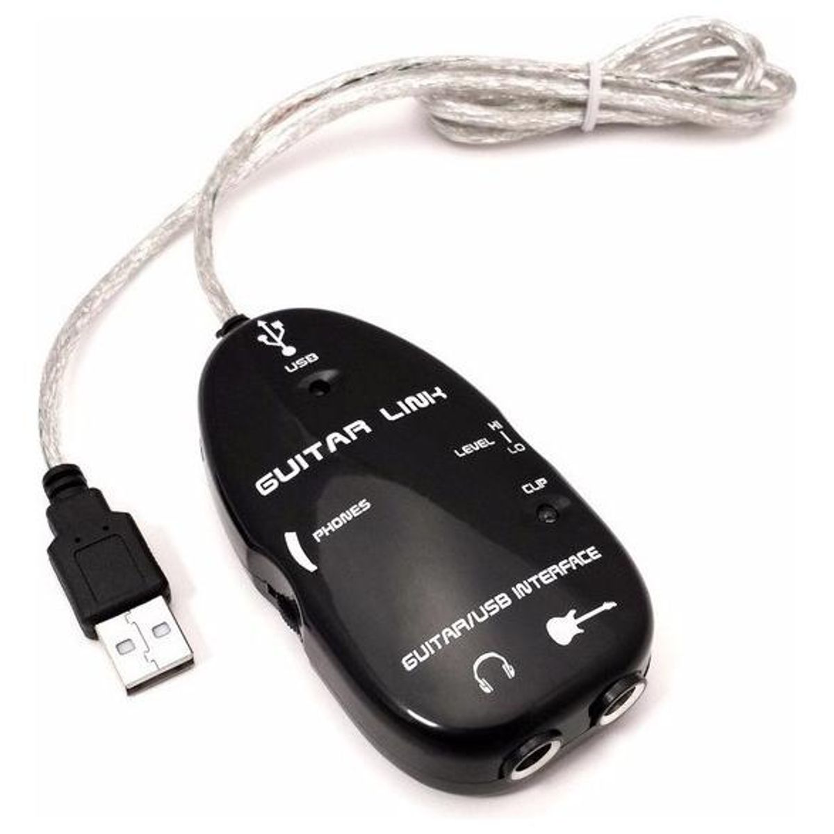 GENERICO - Adaptador USB para Guitarra - Conexión a PC y Amplificación