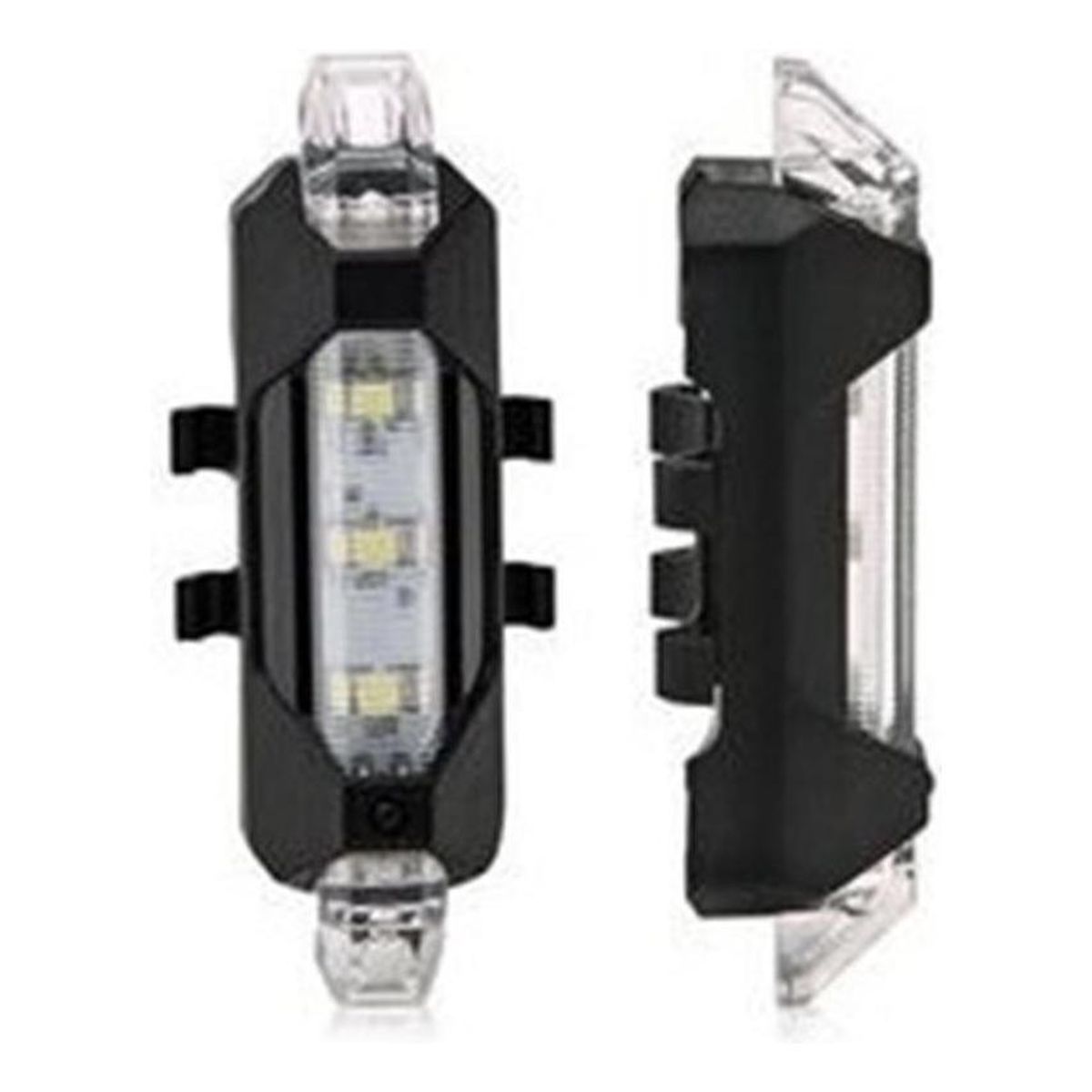 GENERICO - Pack de 6 Luces LED Recargables Impermeables para Bicicleta